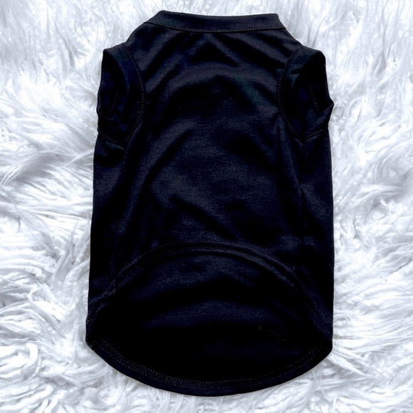 FURSACE Small Dog/ Cat Tee Shirt/ Black and Gold/ Brand New - Picture 6 of 14